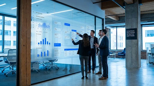 Strategic business consulting background
