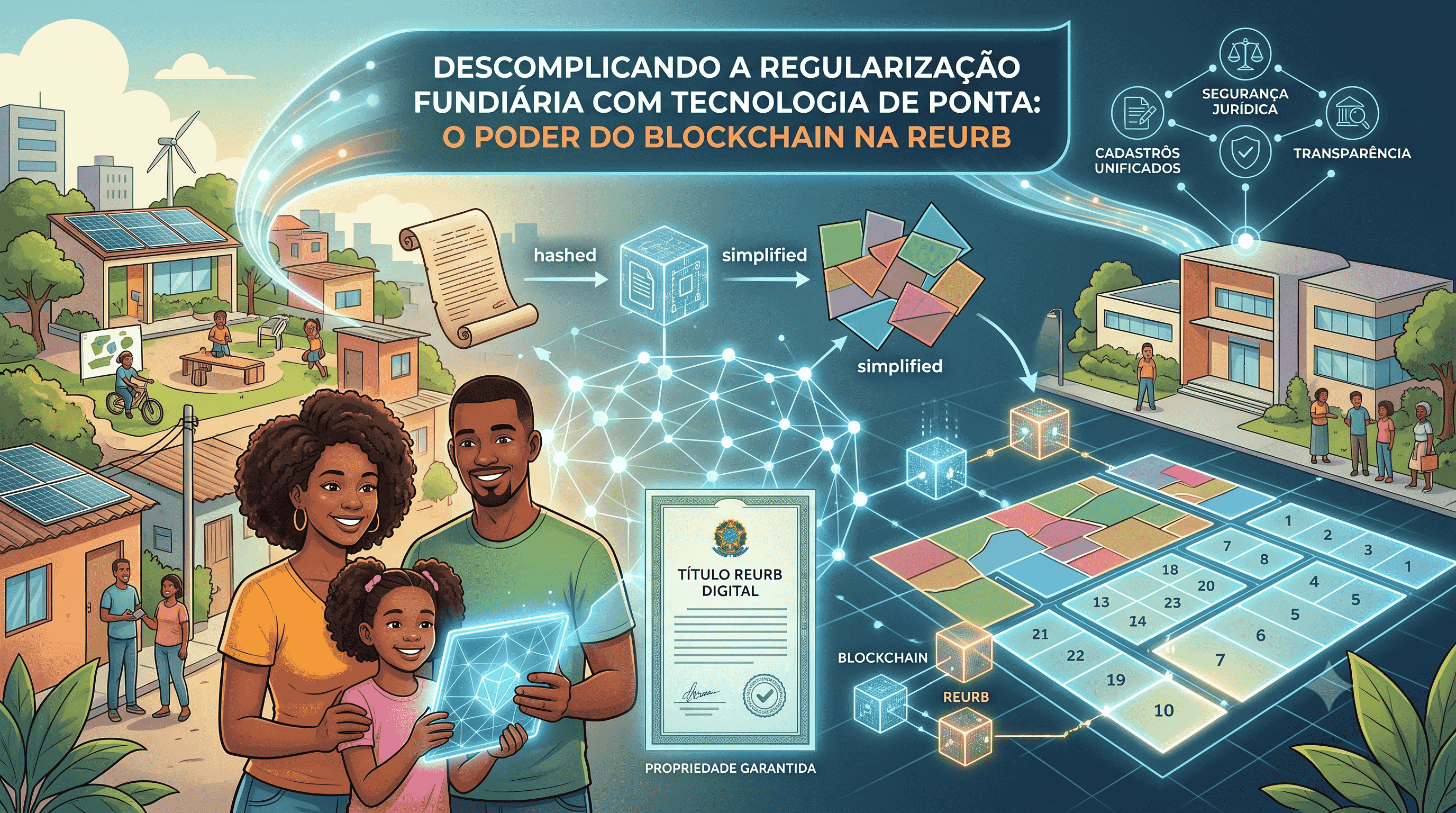 Descomplicando a Regularização Fundiária com Tecnologia de Ponta: O Poder do Blockchain na Reurb